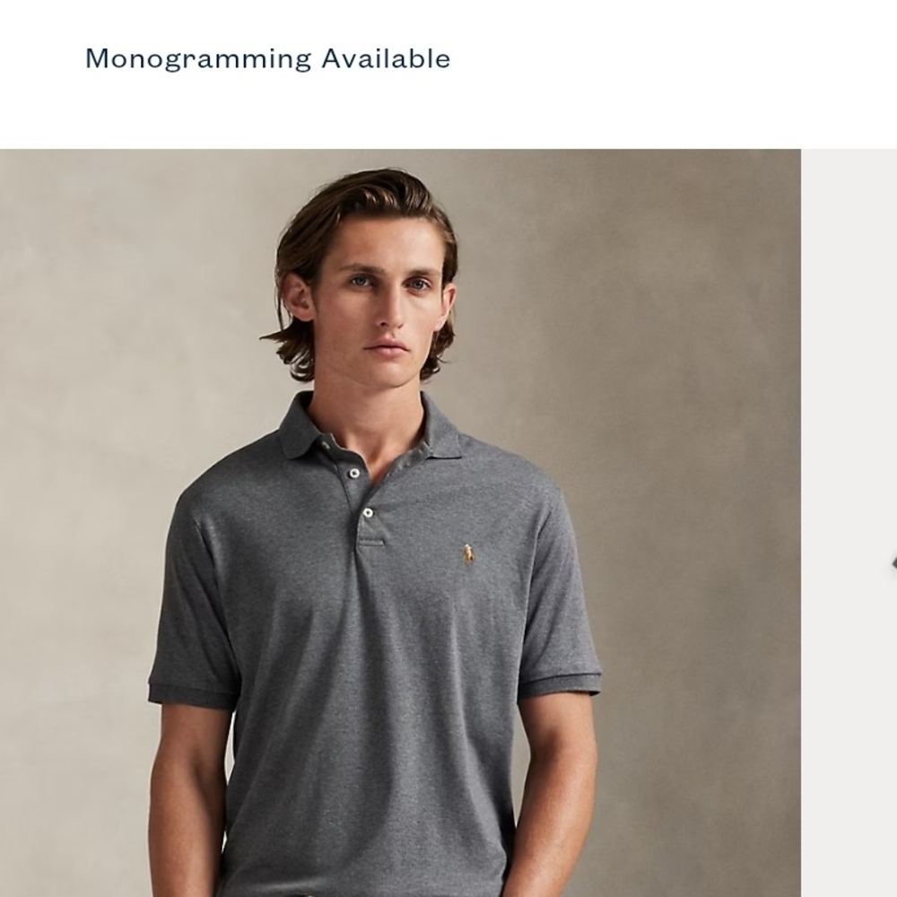 Polo by Ralph Lauren Charcoal Polo Shirt